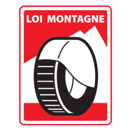 Logo AutoSock complies with French Mountain Law Loi Montagne