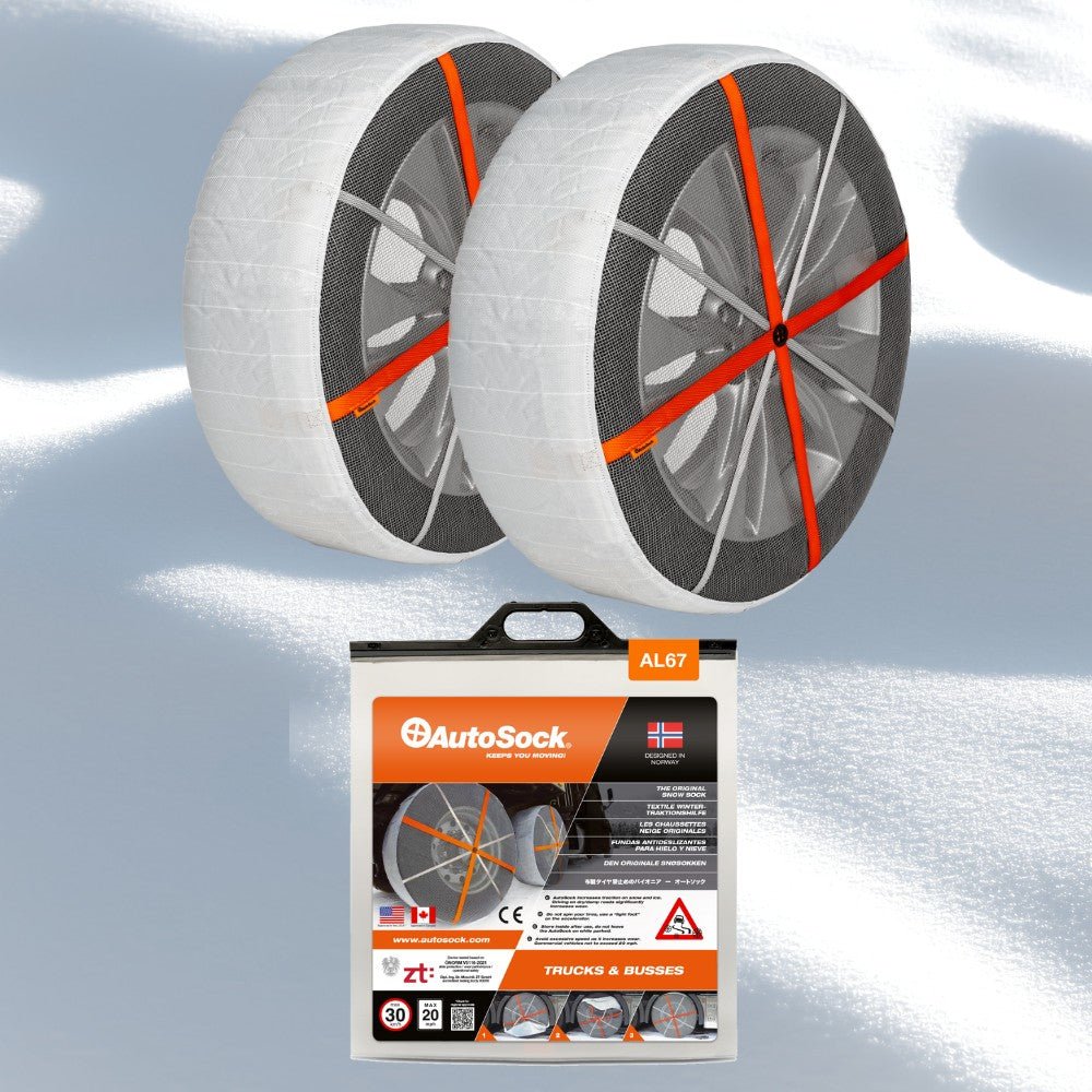 Snow Socks for Tires Best Winter Traction – AutoSock AL67