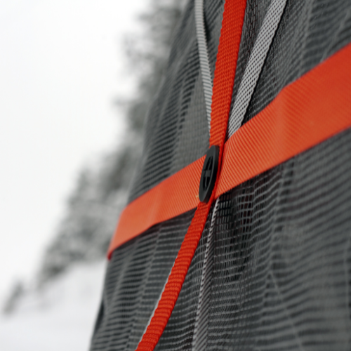 Close-up of AutoSock snow socks