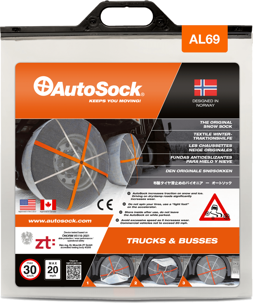 Autosock Snow Socks for Tires | Best Winter Traction – AutoSock AL69