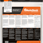 Back side of product packaging for AutoSock for trucks AL89