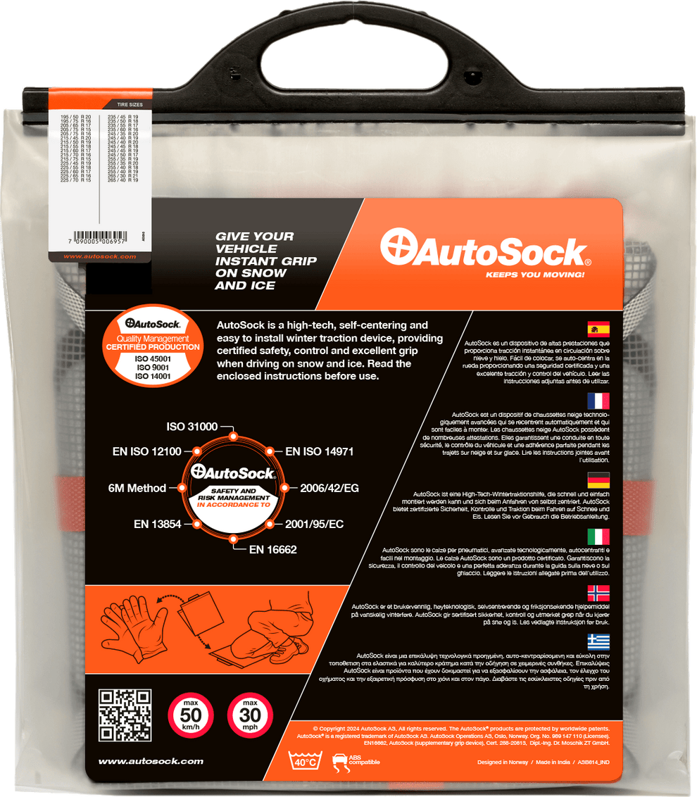 Autosock Loading Snow Socks for Tires | Best Winter Traction – AutoSock HP695